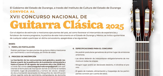 Festival y Concurso Nacional de Durango 2025