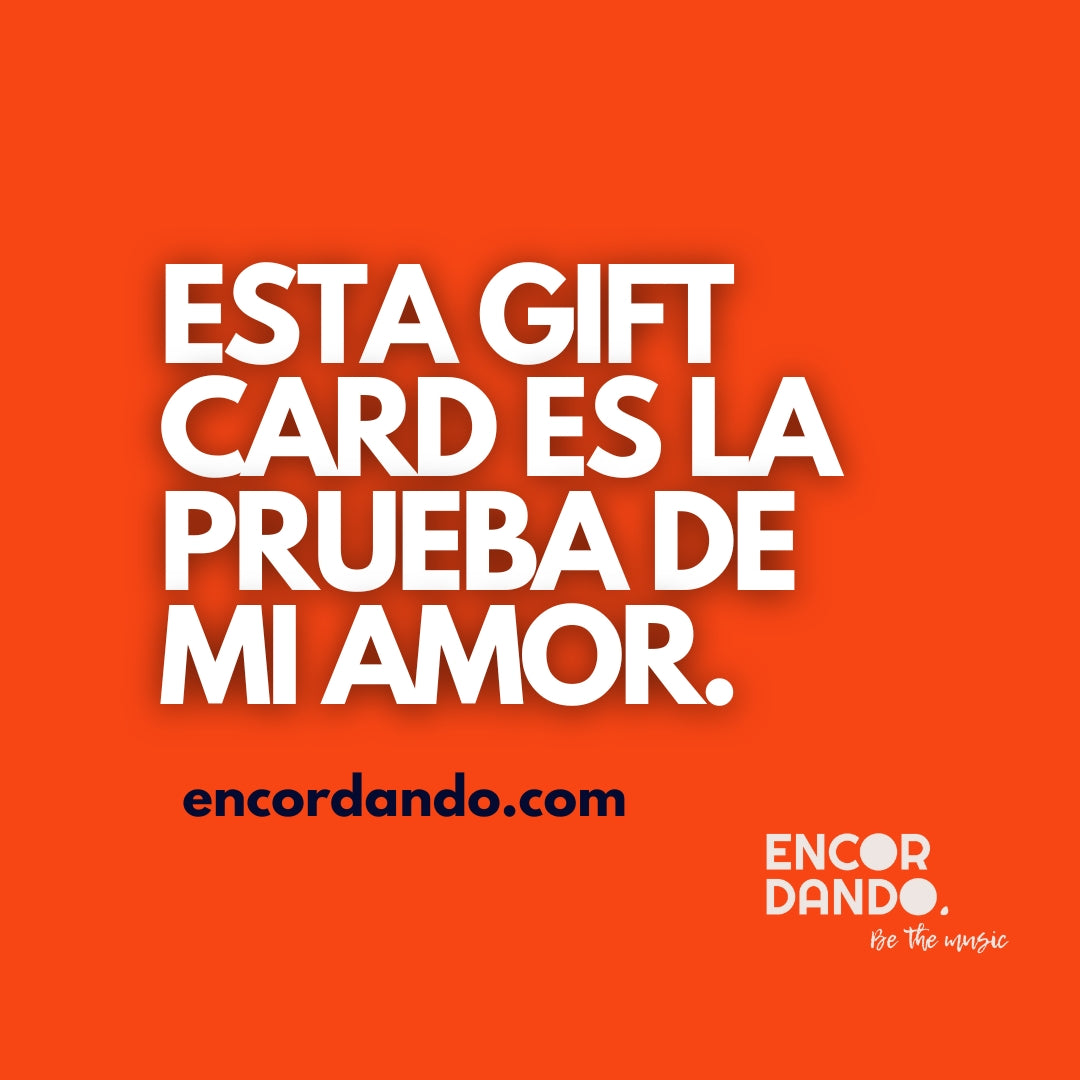 Gift Card Encordando