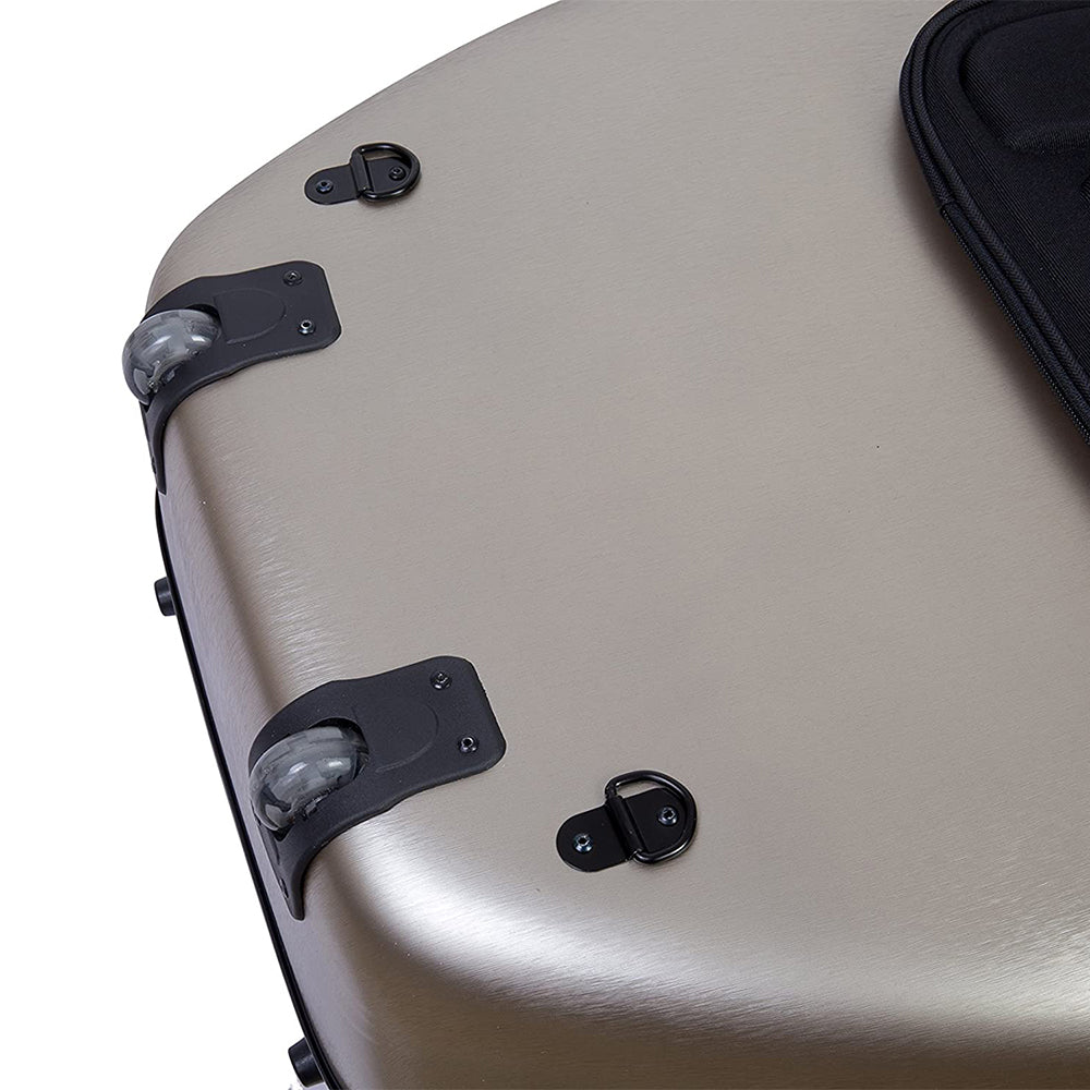 Estuche Crossrock Polycarbon Slim Champagne para Cello