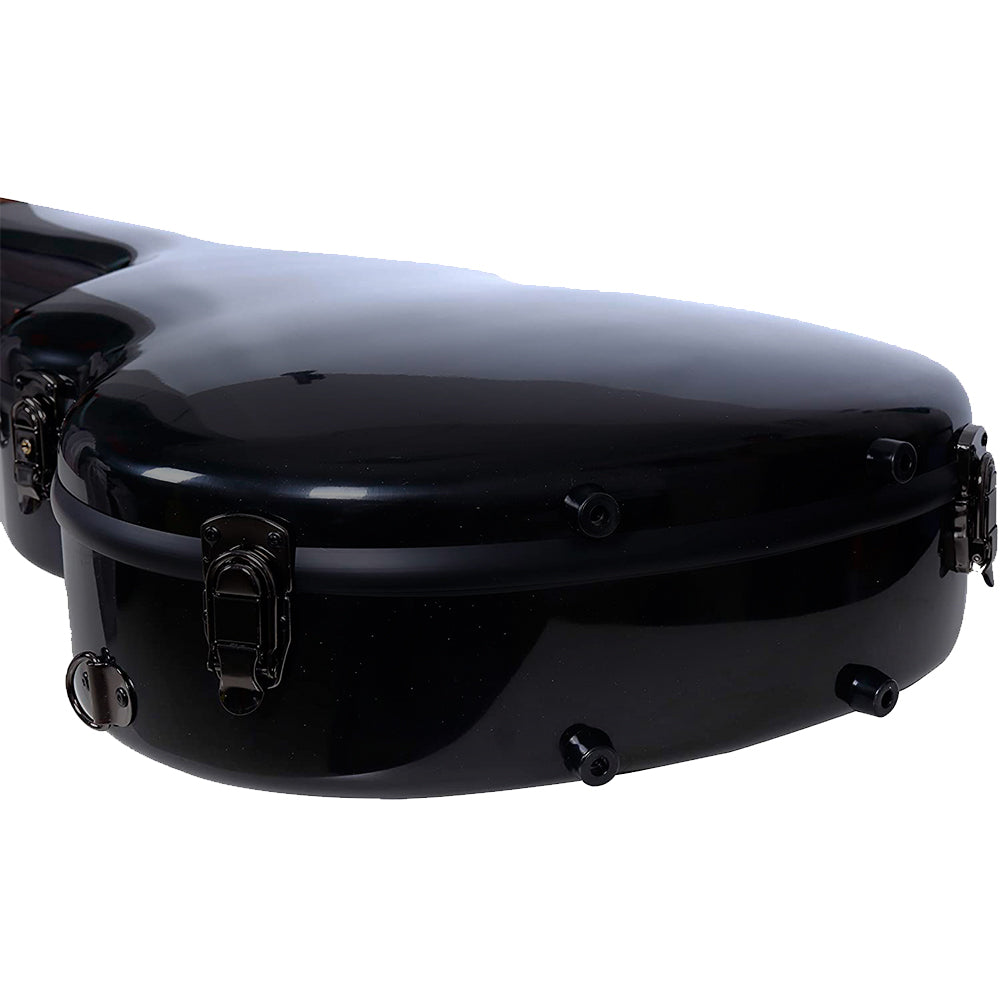 Estuche Crossrock Fibra de Vidrio Negro para Guitarra Torres