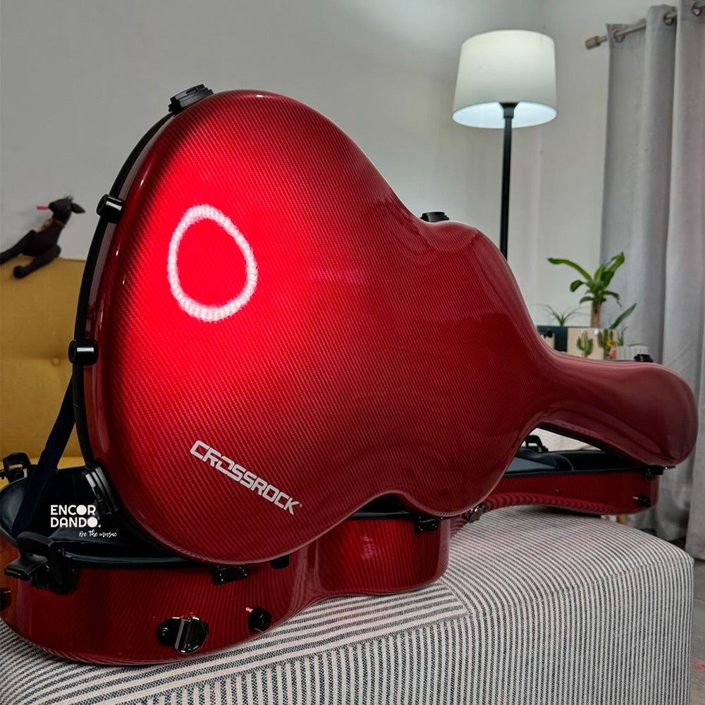 Estuche Crossrock Ultra Fiberglass Rojo