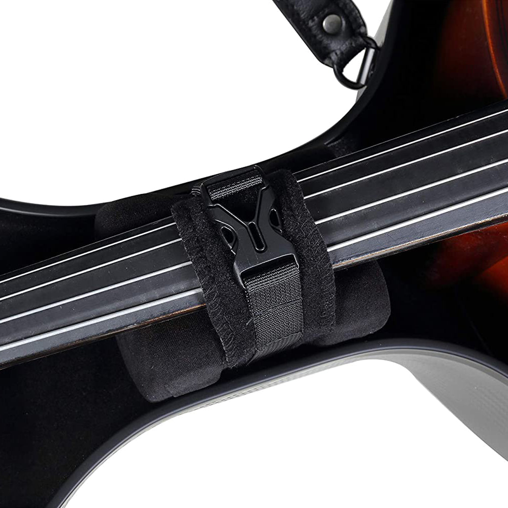 Estuche Crossrock Polycarbon Cello 4/4 Negro