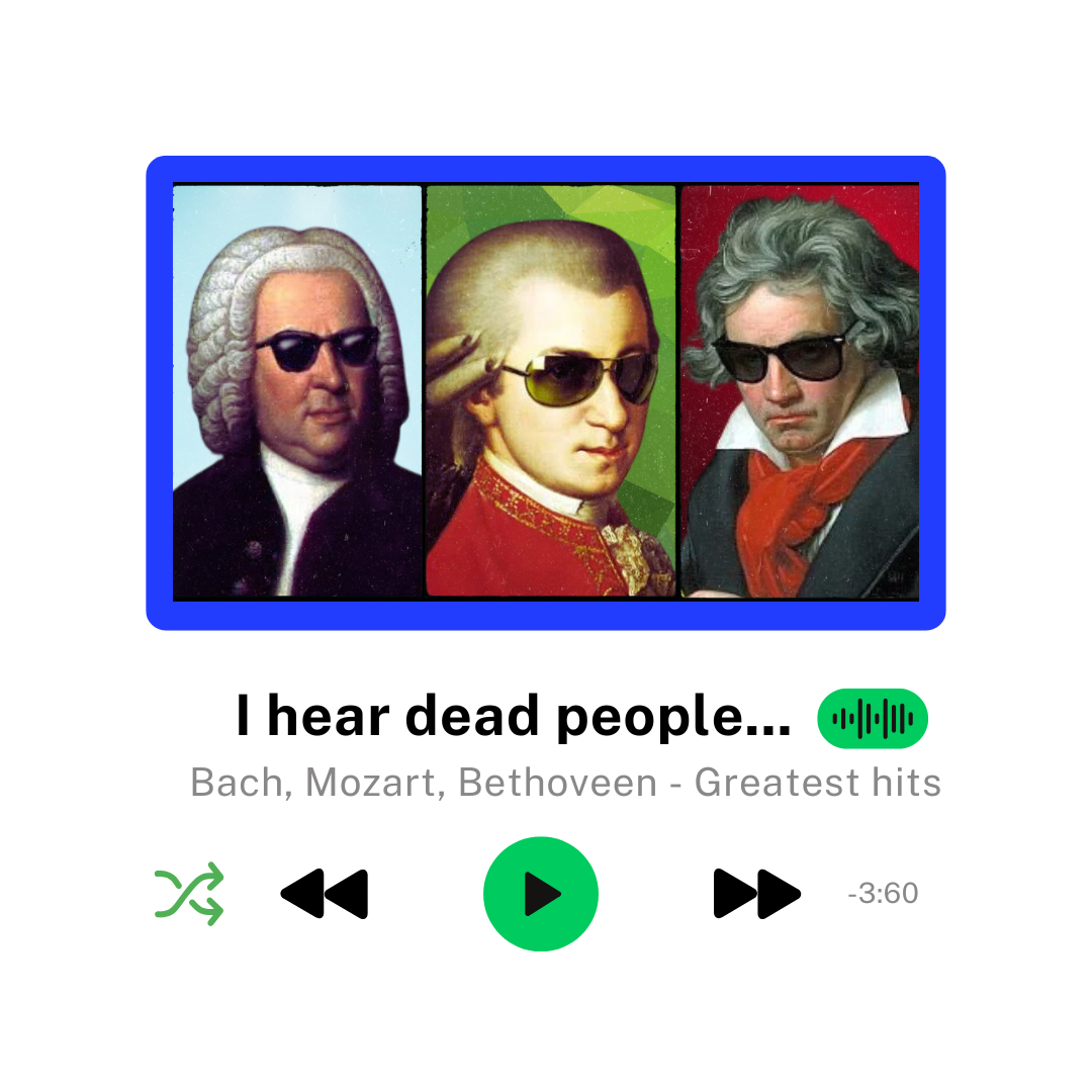 Camiseta "I hear dead people"
