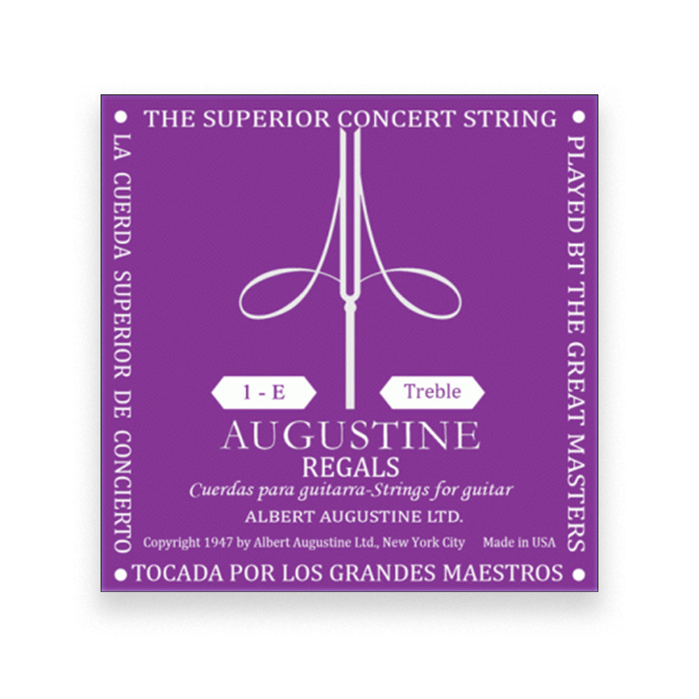Cuerda para Guitarra Augustine Regal E | 1ra cuerda suelta