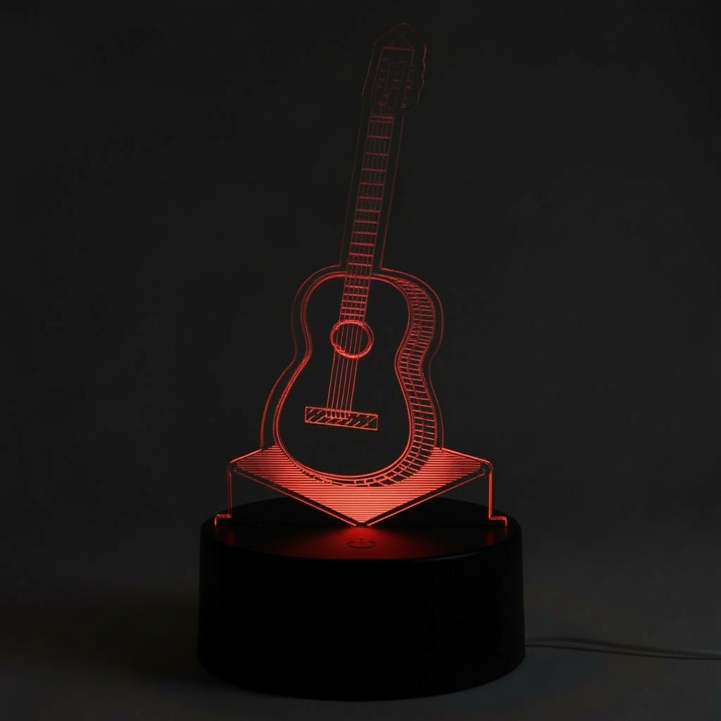 Lámpara de guitarra