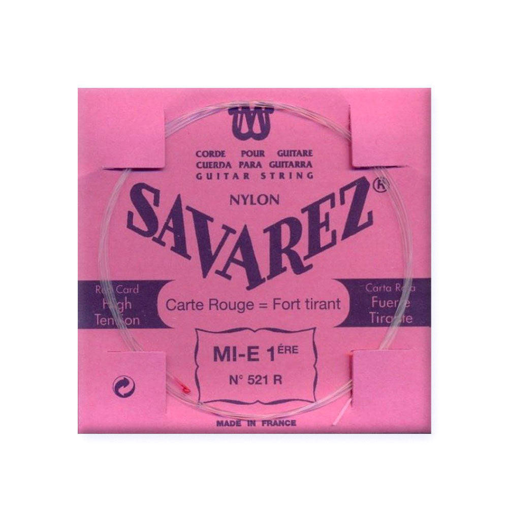 Cuerda para Guitarra Savarez 1ra suelta Nylon Rectificado 521R