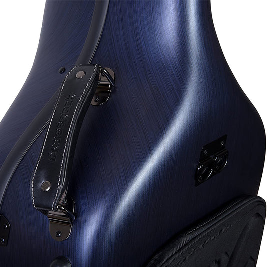 Estuche Crossrock Polycarbon Slim Azul para Cello