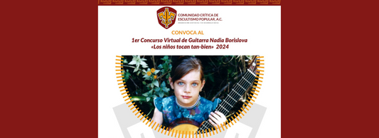 1er Concurso Virtual de Guitarra "Los niños tocan tan-bien"