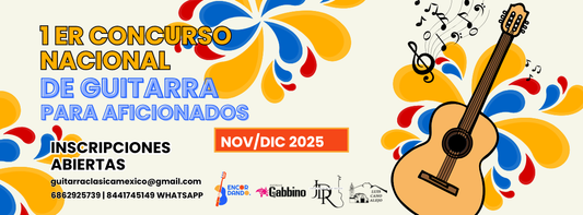 1er Concurso Nacional de Guitarra para Aficionados 2025