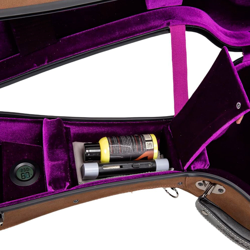 Estuche Crossrock Ultra Fiberglass Piel