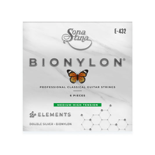 Cuerdas Sonatina Elements BioNylon Media Alta