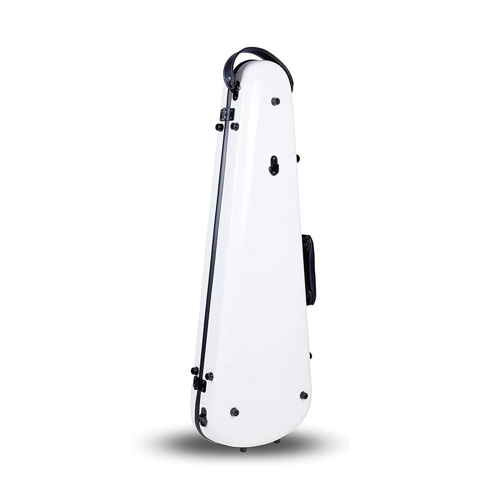 Estuche Crossrock Fibra de Vidrio Blanco para Violín