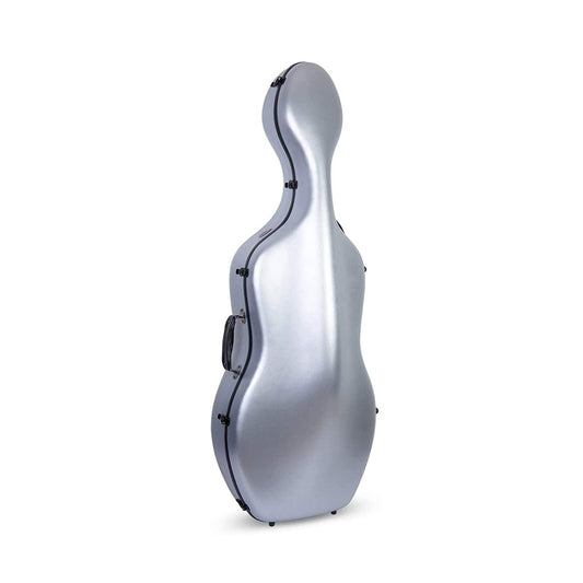 Estuche Crossrock Polycarbon Slim Plata para Cello