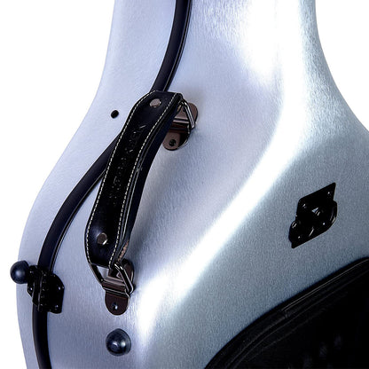 Estuche Crossrock Polycarbon Slim Plata para Cello