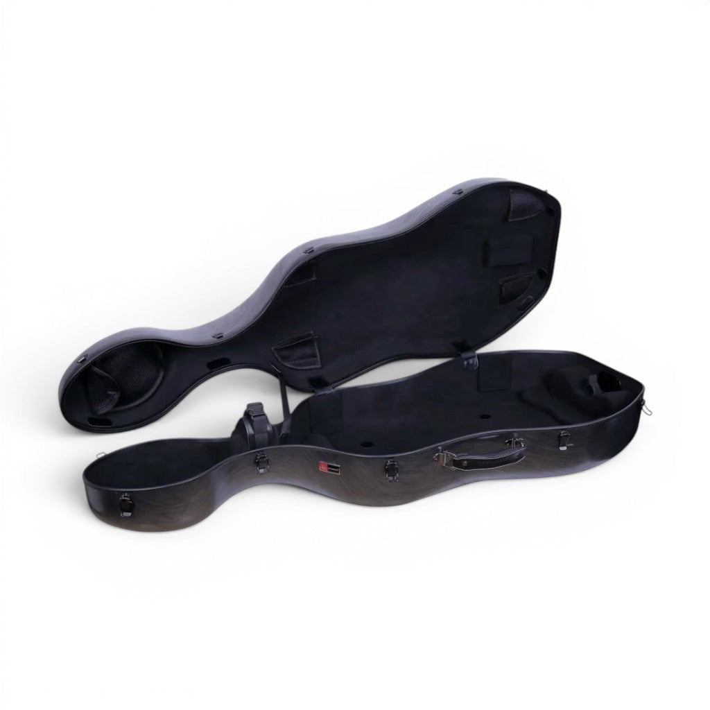 Estuche Crossrock Polycarbon Slim Negro para Cello 3/4