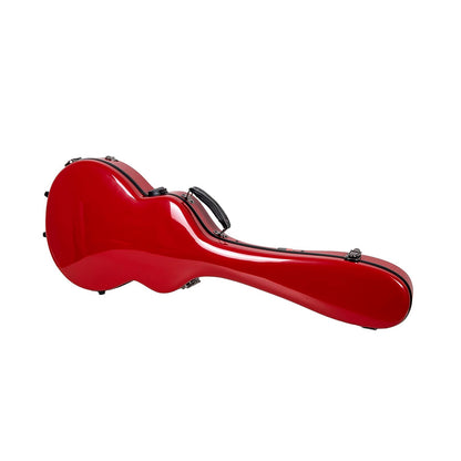 Estuche Crossrock Fiberglass Rojo para Guitarra Les Paul