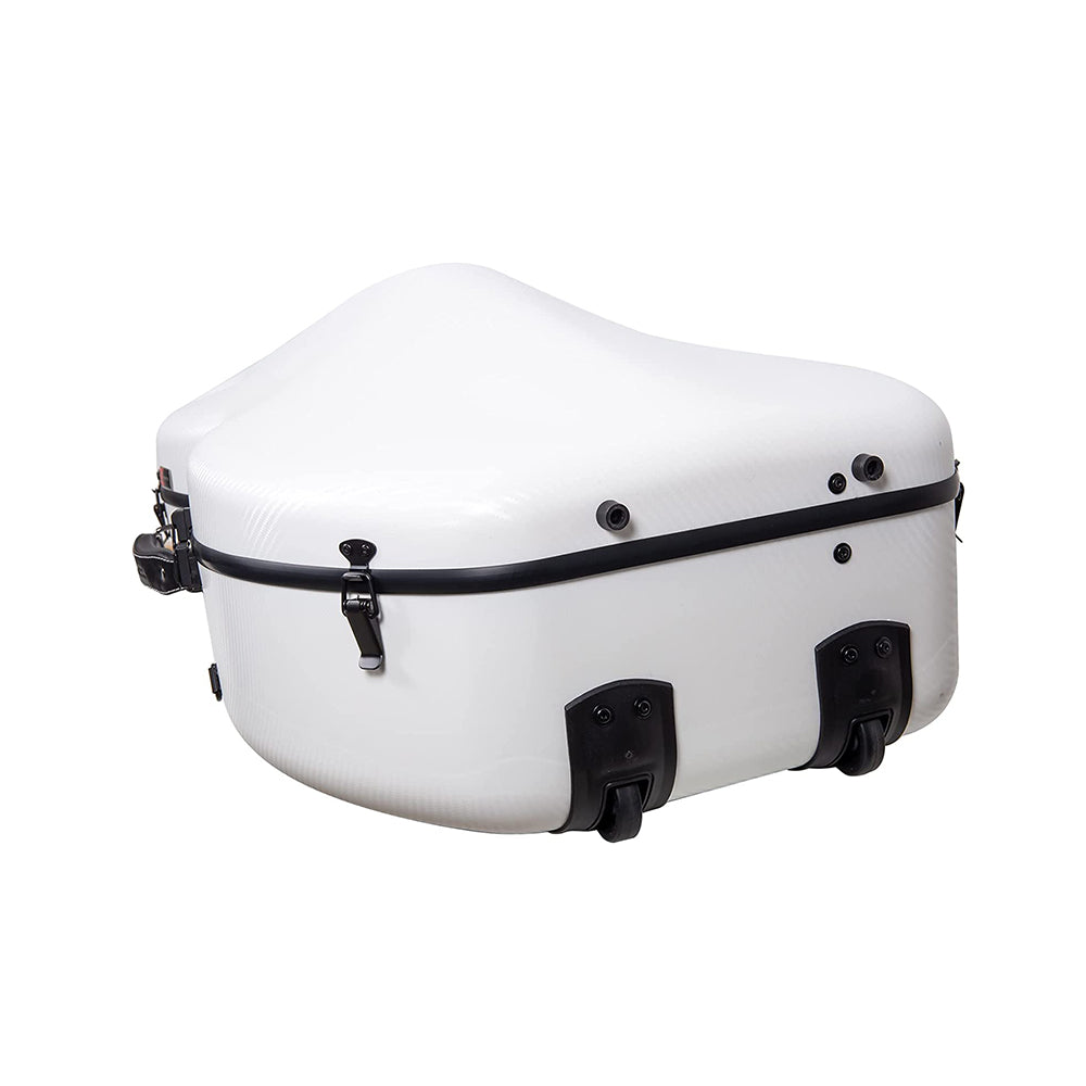 Estuche Crossrock Polycarbon Cello 4/4 Blanco