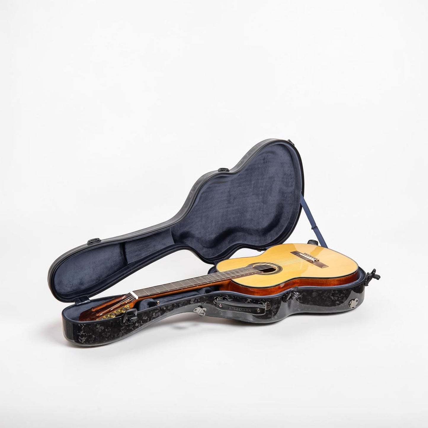 Estuche Crossrock Carbon Air Marble Black