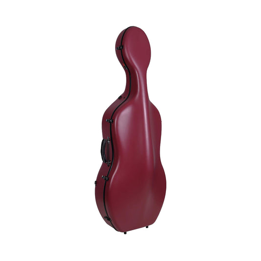 Estuche Crossrock Ultralight Carbon Rojo para Cello