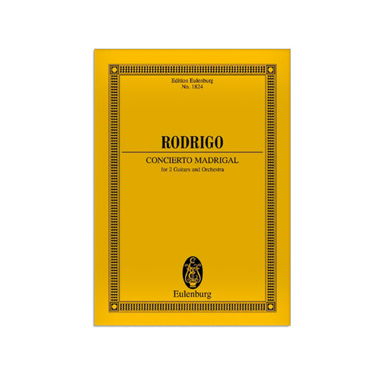 Concierto Madrigal para 2 Guitarras y Orquesta | Joaquín Rodrigo | Study Score