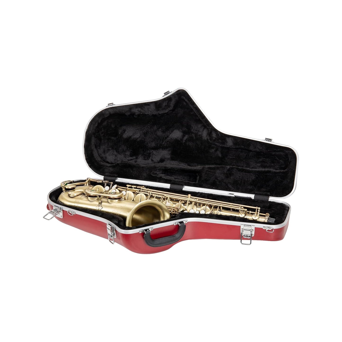 Estuche Crossrock para Sax Tenor ABS Rojo