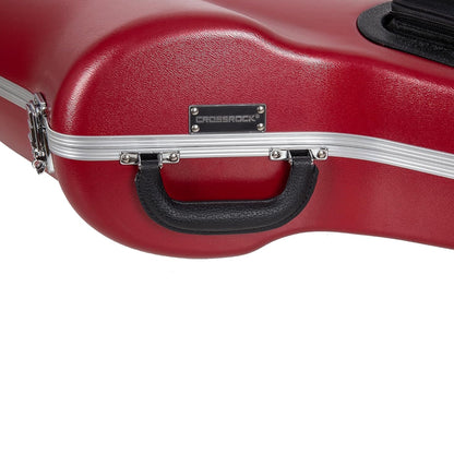 Estuche Crossrock para Sax Tenor ABS Rojo