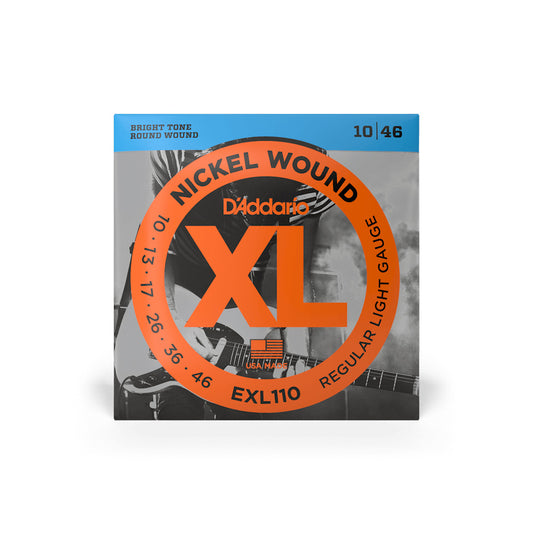 Cuerdas para Guitarra Eléctrica 10-46 D'Addario EXL110