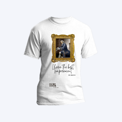 Camiseta "I have the best temperament" J.S. Bach