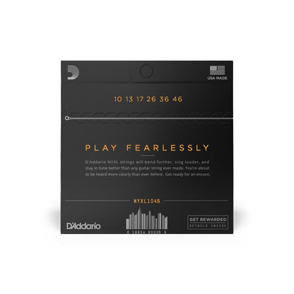 Cuerdas D'Addario NYXL 10-46 para Guitarra Eléctrica