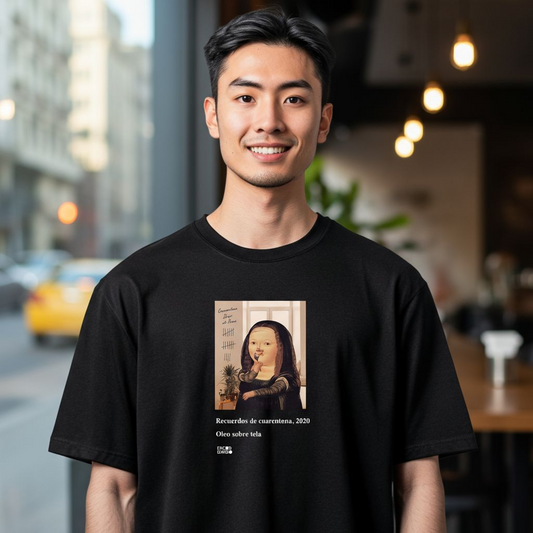 Camiseta "Mona Lisa en Cuarentena"