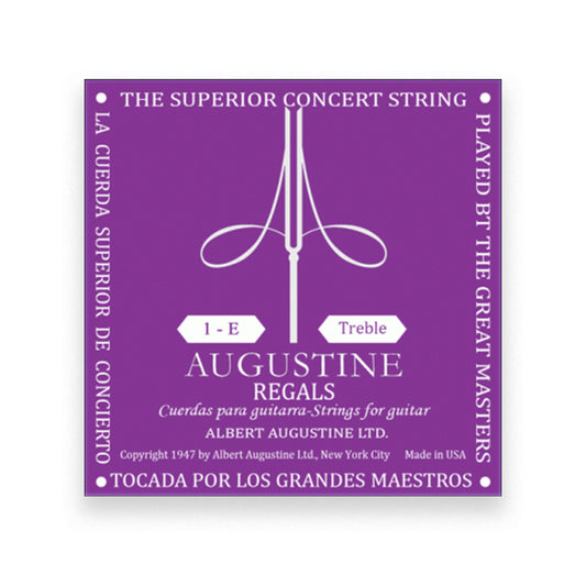 Cuerda para Guitarra Augustine Regal E | 1ra cuerda suelta