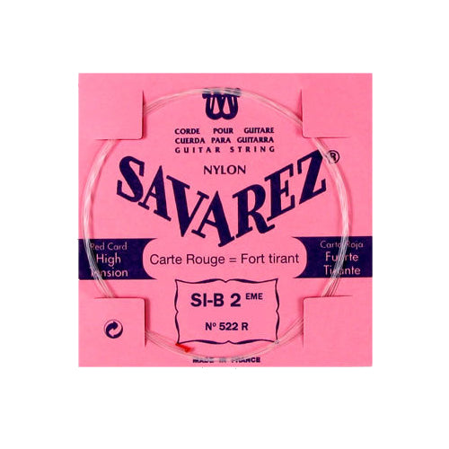Cuerda para Guitarra Savarez 2da suelta Nylon Rectificado 522R