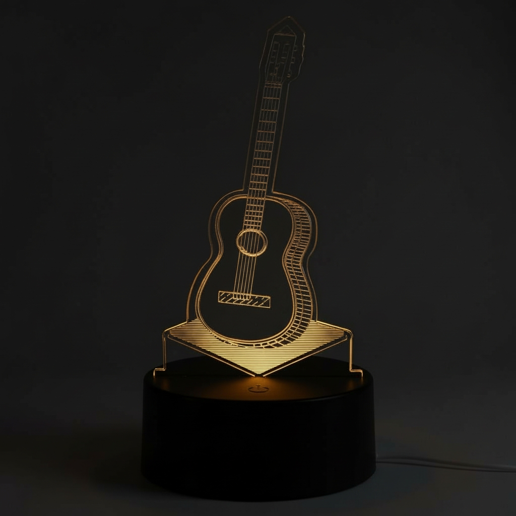 Lámpara de guitarra