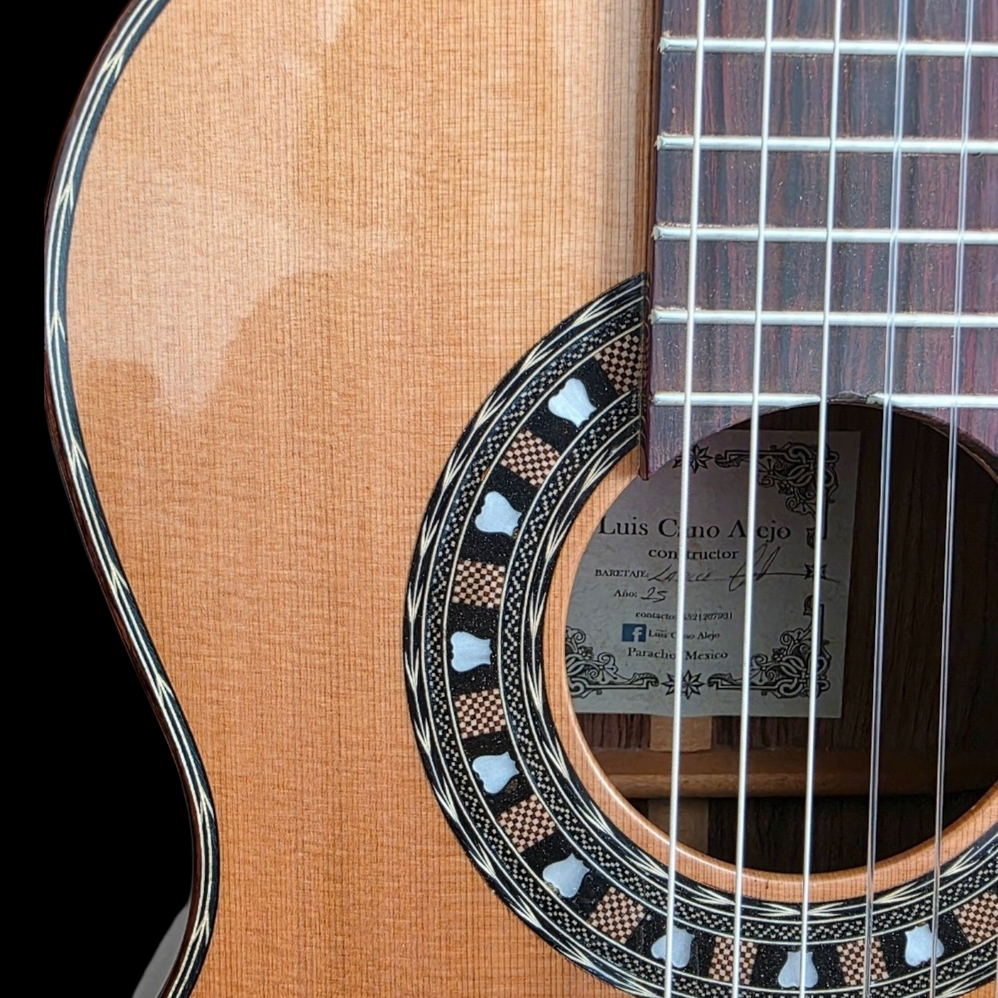 Guitarra de estudio Cedro y Palo Escrito| Luis Cano