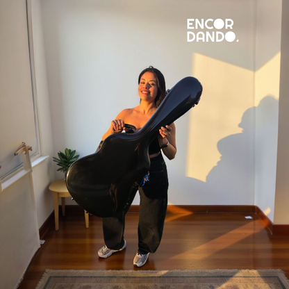 Estuche Crossrock Fibra de Vidrio Negro