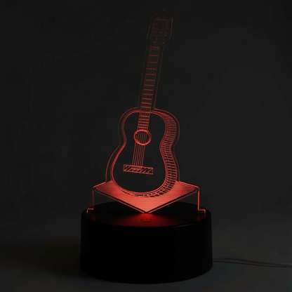 Lámpara de guitarra