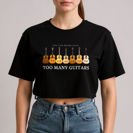 Camiseta "Nunca serán suficientes guitarras" | Crop Top