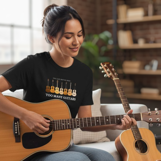 Camiseta "Nunca serán suficientes guitarras" | Crop Top