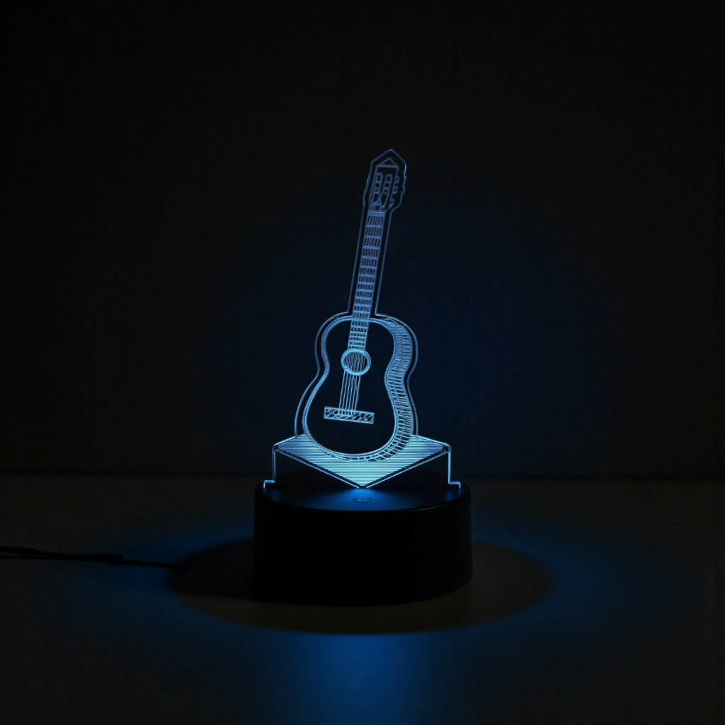 Lámpara de guitarra