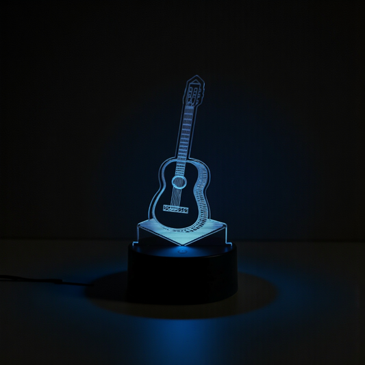 Lámpara de guitarra