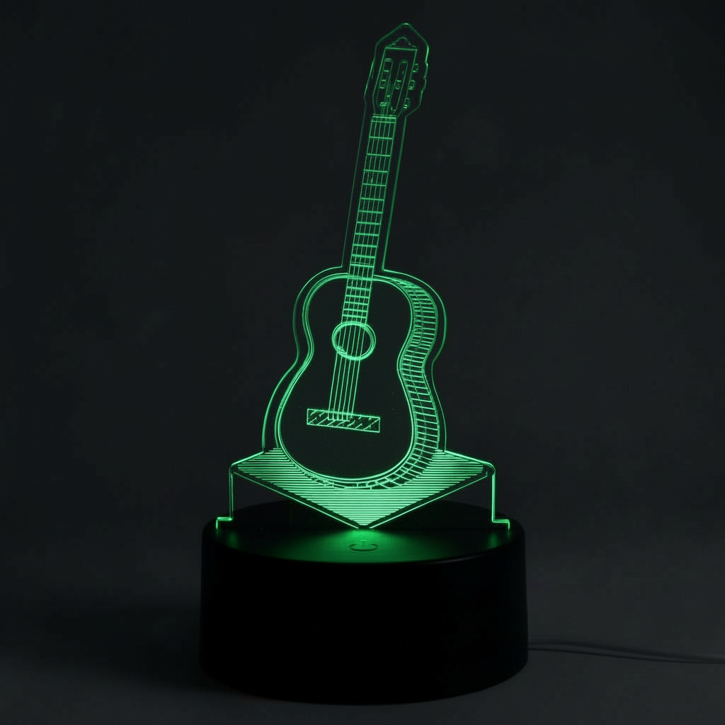 Lámpara de guitarra