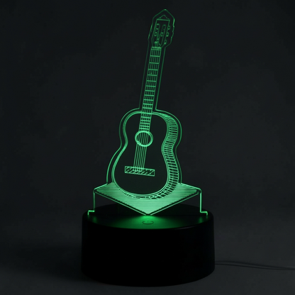 Lámpara de guitarra