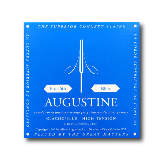 Cuerda para Guitarra Augustine Blue E | 6ta cuerda suelta