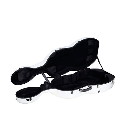 Estuche Crossrock Polycarbon Cello 4/4 Blanco